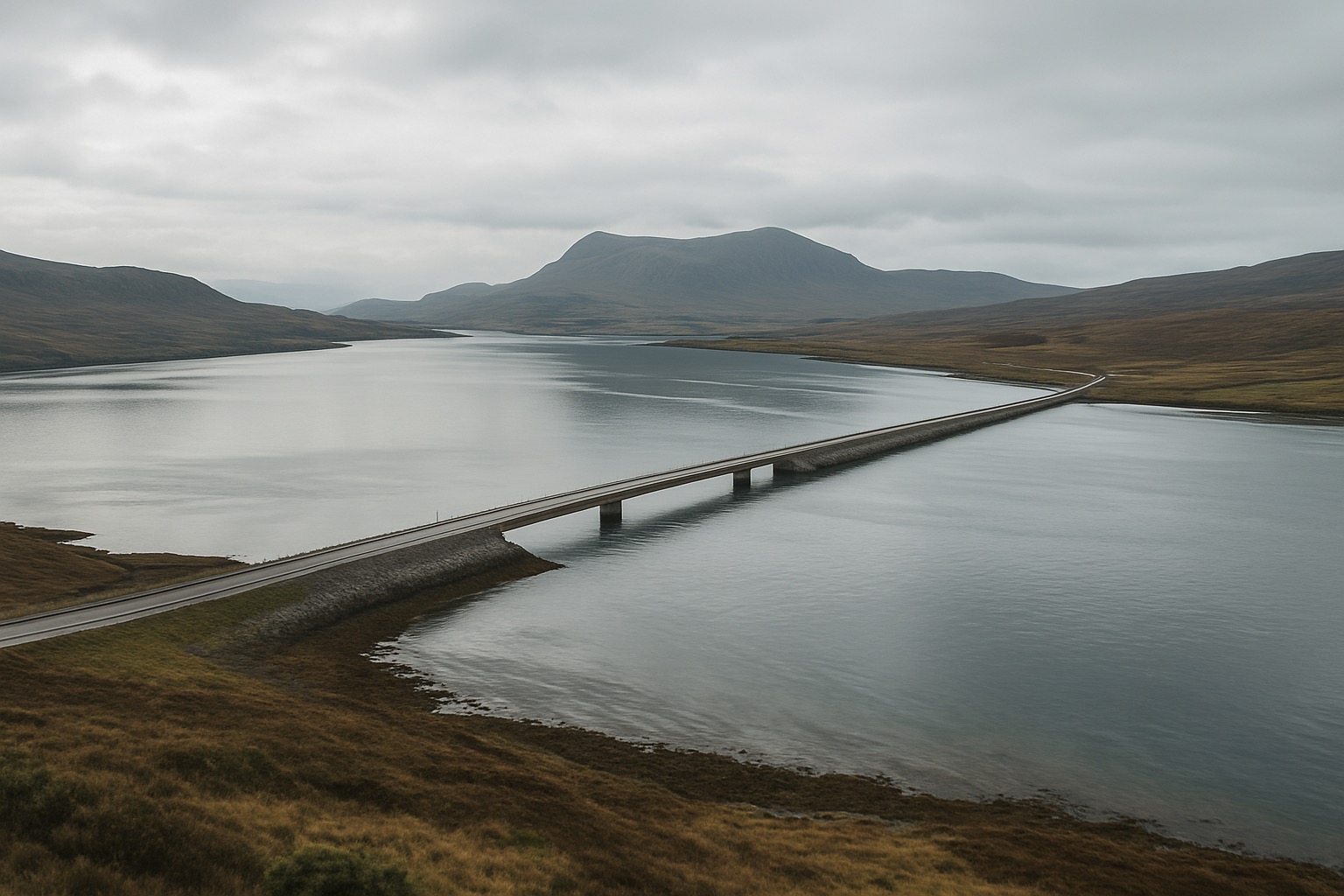 Kyle of Tongue coastline on Scotland's north coast